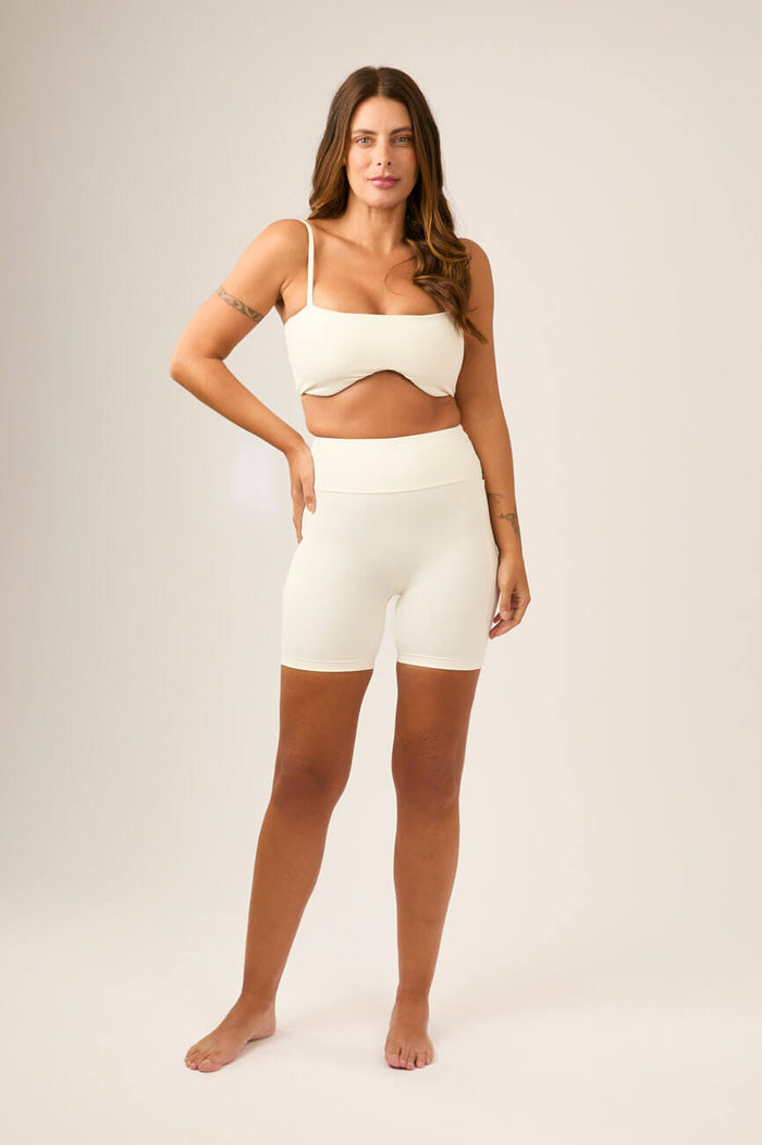 Bermuda Biker Core Off White