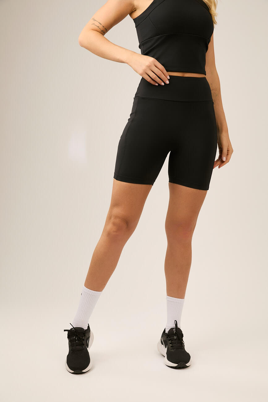 Bermuda Biker Core Preto