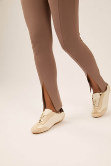 Calça Split Flare Mocha