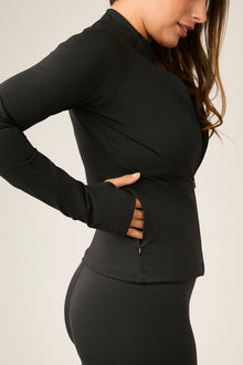 Casaco Full Zip Preto