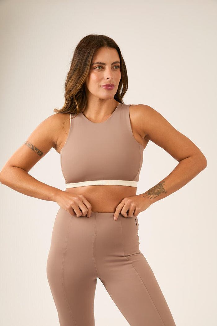 Top Flip Mocha/ Off White
